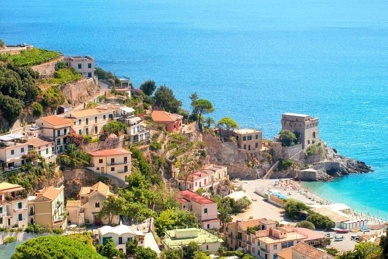 Da Roma: tour guidato della Costiera Amalfitana e di Positano in treno