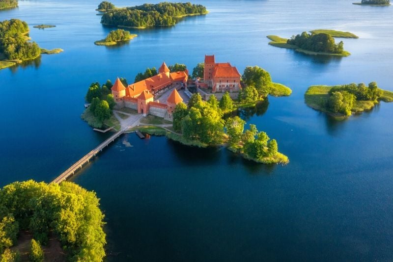 Trakai Island Castle, Lithuania - best castles in Europe