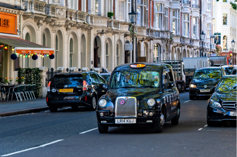 harry potter black taxi cab