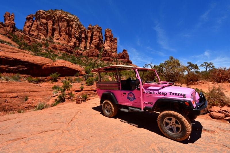 Broken Arrow and Scenic Rim Combo Tour by Open-Air Jeep from Sedona