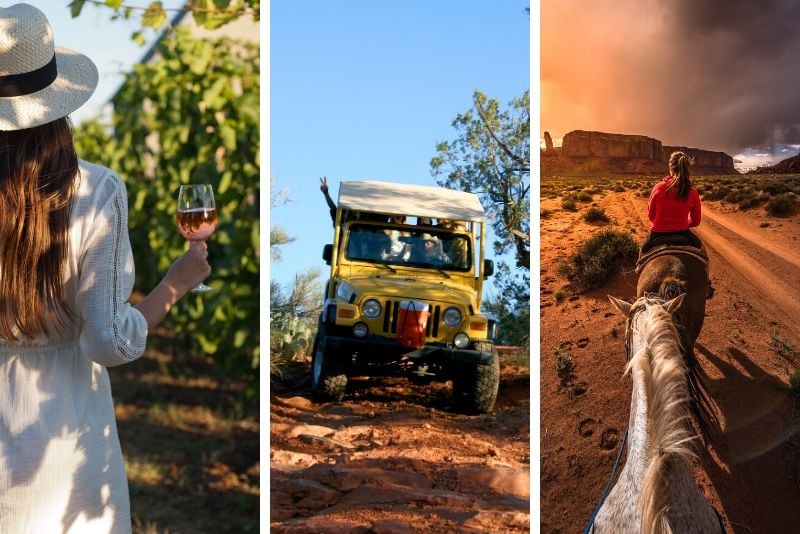 Camp Verde Combo: African Ambush Jeep Tour, Horseback Ride, and Winery