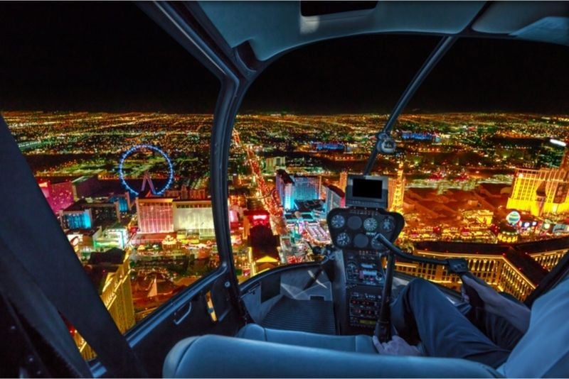 Helicopter tour in Las Vegas