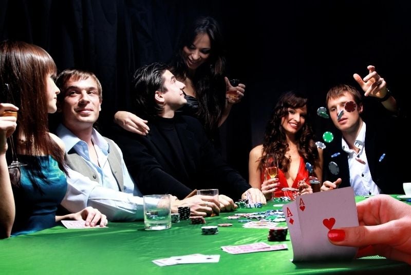 Poker game at Bellagio Casino