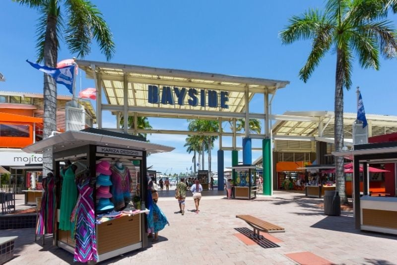 Bayside Marketplace in Miami, Florida