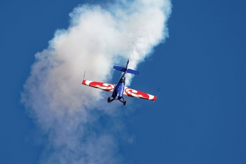 aerobatics flight in San Diego, California
