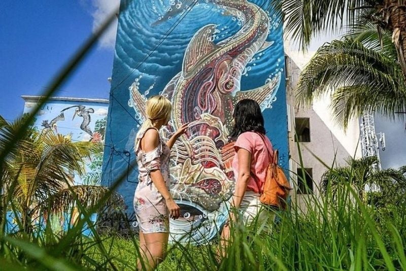 tour della street art a Cancun, in Messico