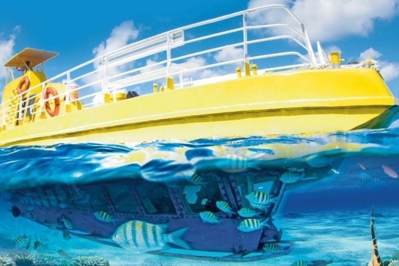 submarine tour in Cancun, Mexico