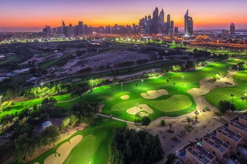 parcours de golf à Dubaï