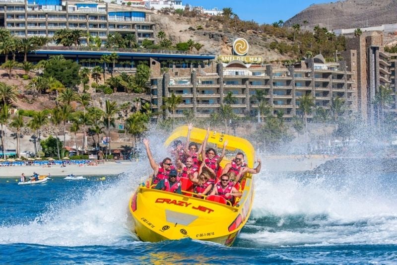 jet boat in Gran Canaria