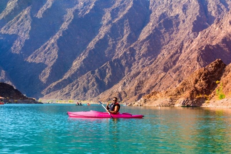kayaking in Dubai