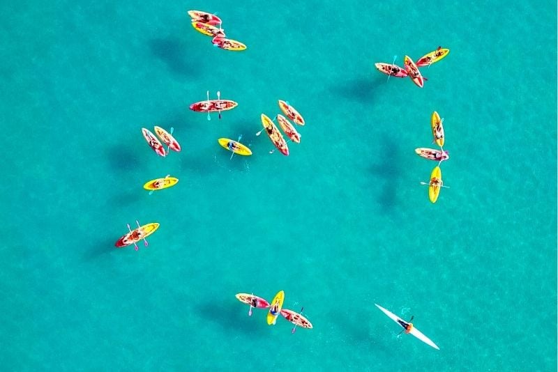 kayaking in Gran Canaria