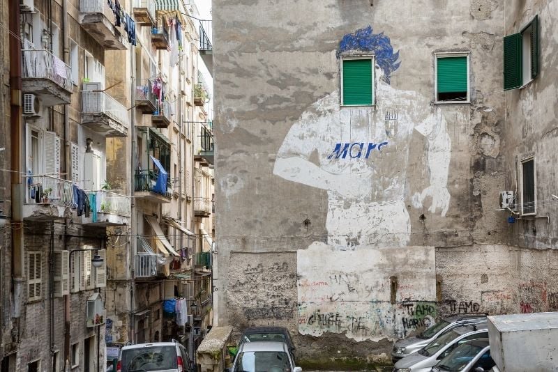 visite d'art de rue à Naples