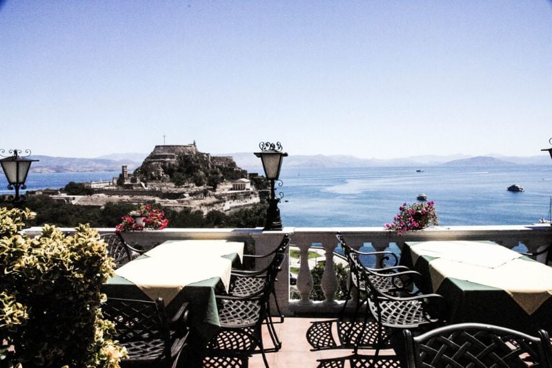 Cavalieri Hotel Rooftop Restaurant, Corfu