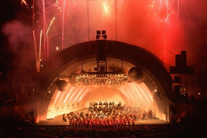 concert at the Hollywood Bowl