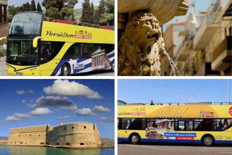 bus tour in Crete