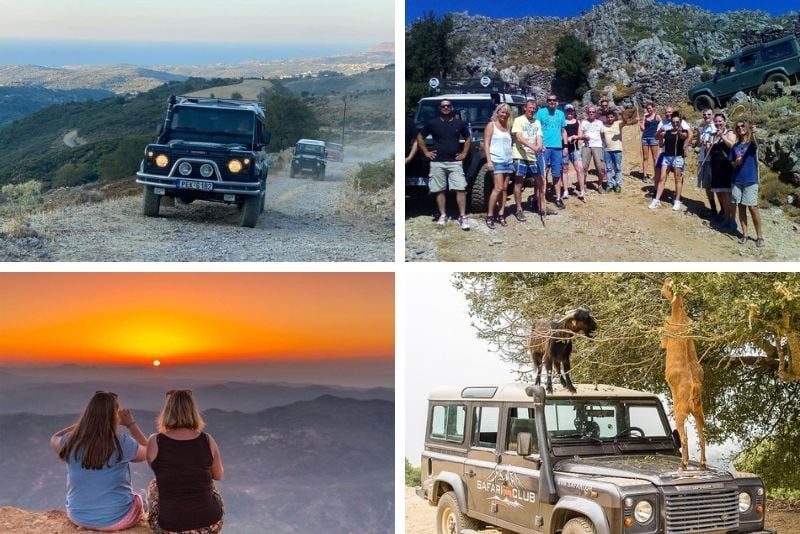 jeep tour in Crete