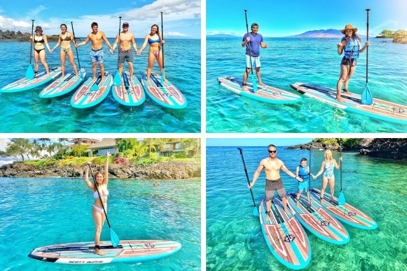 paddleboarding in Maui