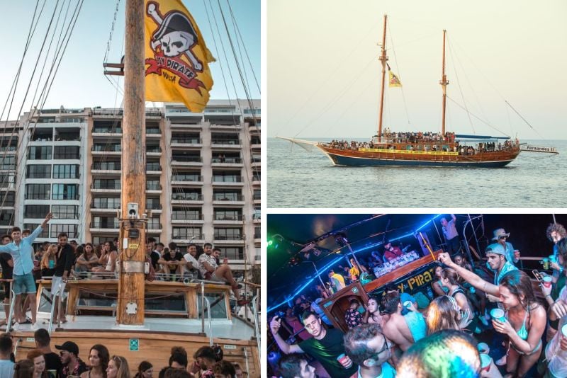 pirate-themed boat party in Malta