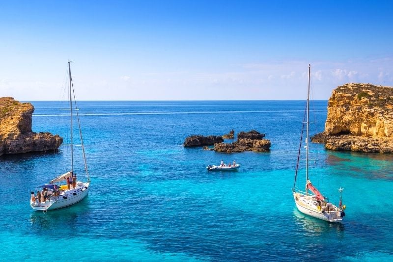 sailing trips in Malta