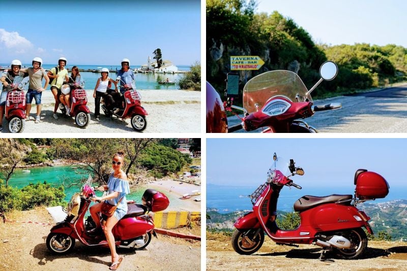 scooter tours in Corfu