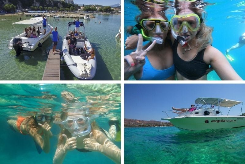 snorkeling tour in Crete