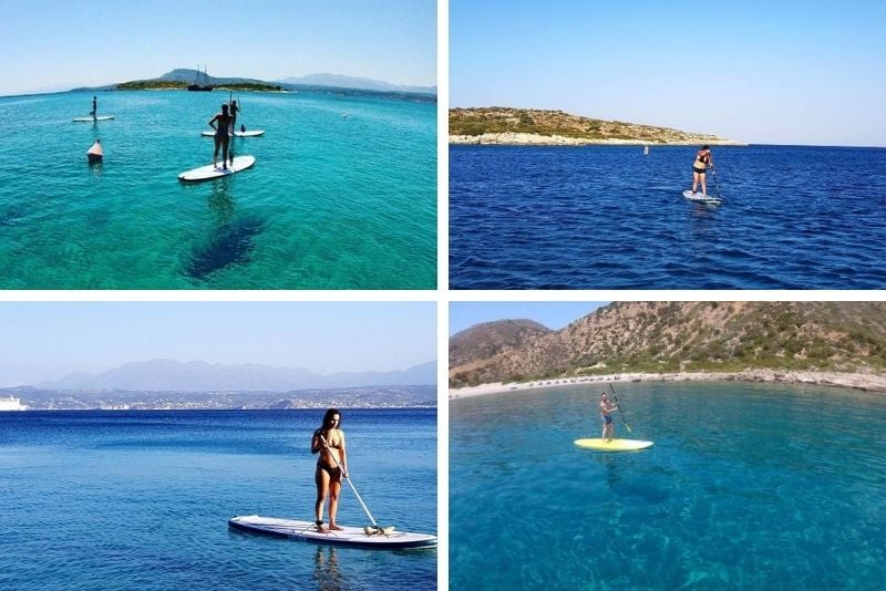 stand up paddleboard in Crete