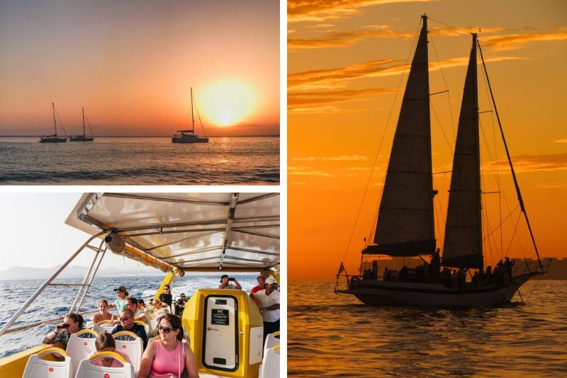 sunset cruises in Lanzarote