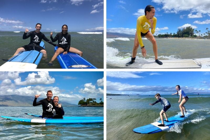 surf lessons in Maui