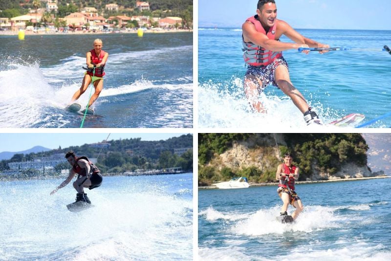 wakeboarding or waterskiing, Corfu