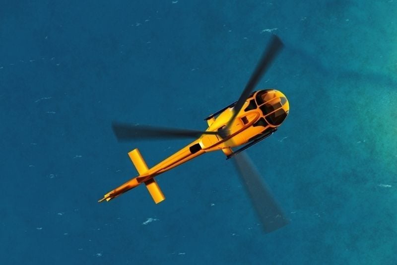 Hubschraubertour Santorini