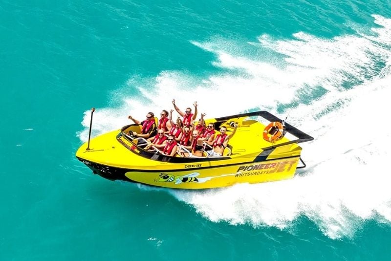 jet boat in Airlie Beach