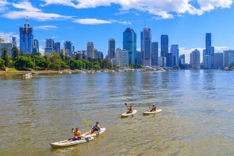 kayak tour of Brisbane
