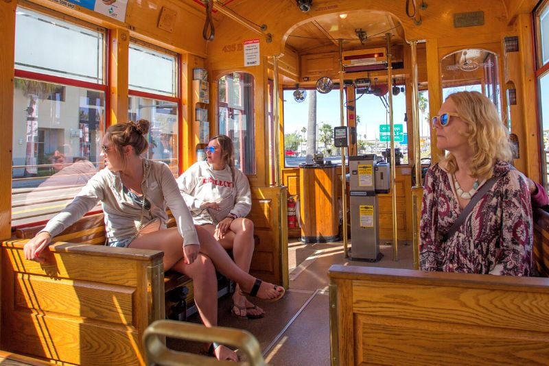 streetcar ride in Tampa