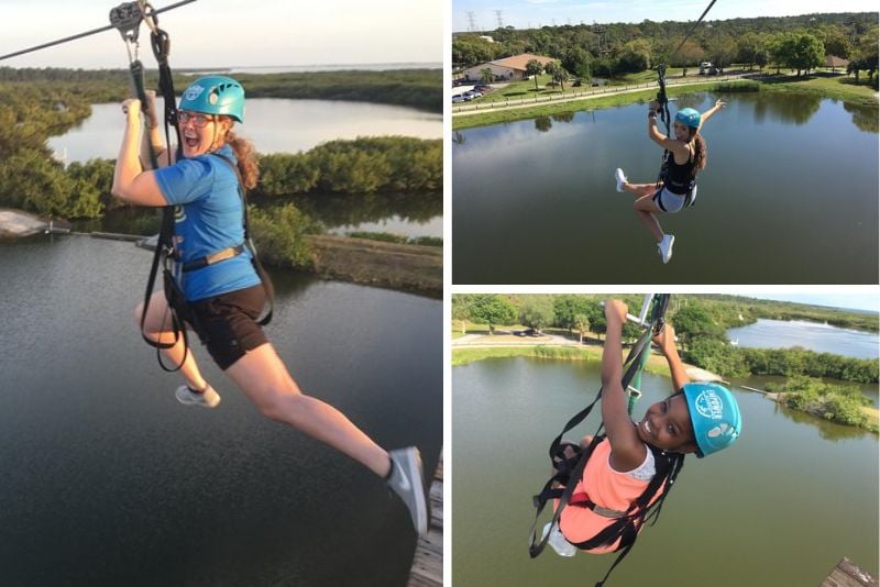 zip lining in Tampa, Florida