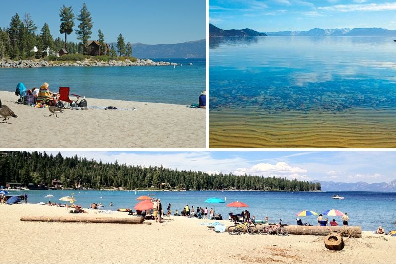 Best beaches Lake Tahoe