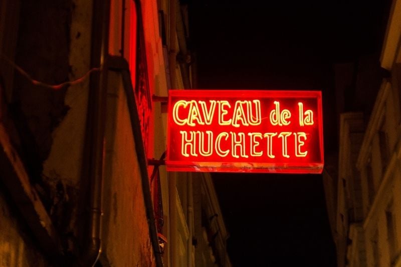 Jazz club Caveau de la Huchette, Parigi