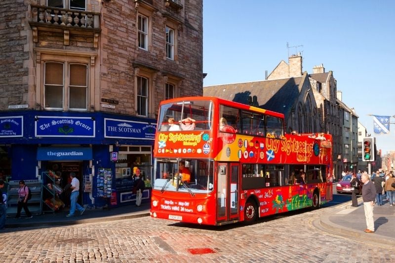 Visite d'Édimbourg en bus à arrêts multiples
