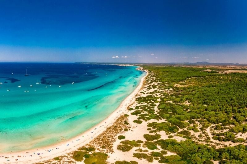 È la spiaggia di Trenc a Maiorca