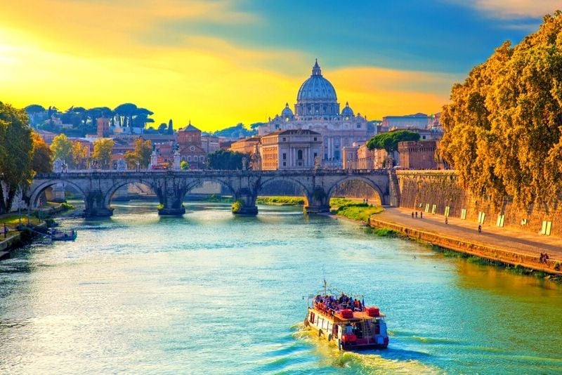 Crociera sul fiume Tevere a Roma