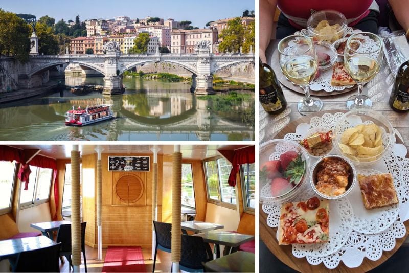 Tiber River dinner cruise, Rome