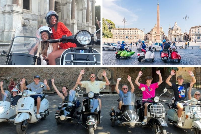 Vespa tours in Rome