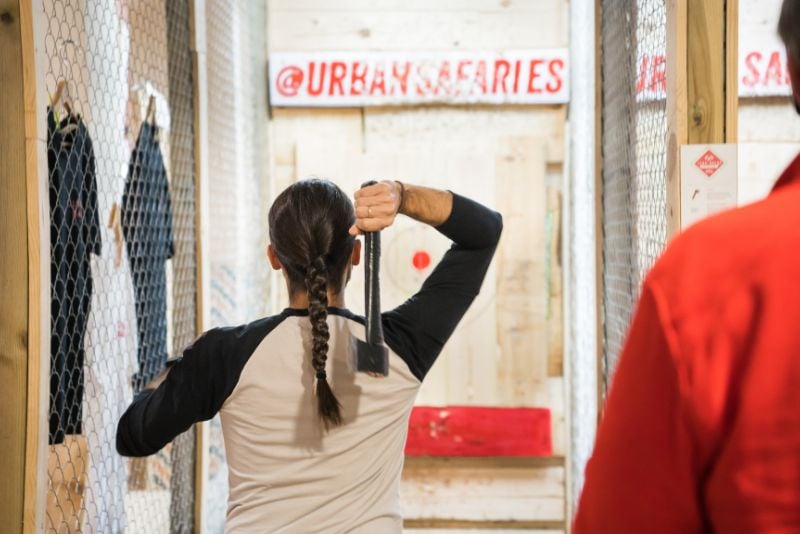axe throwing in Madrid