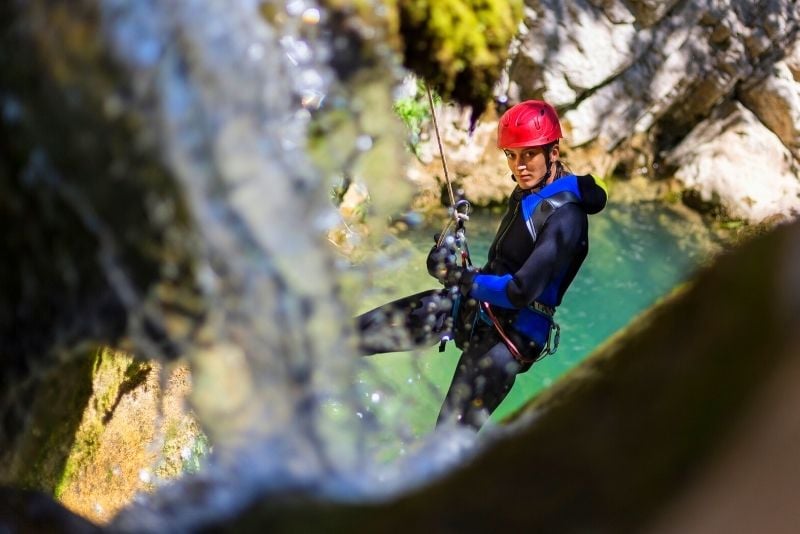 canyoning in Madrid National Park