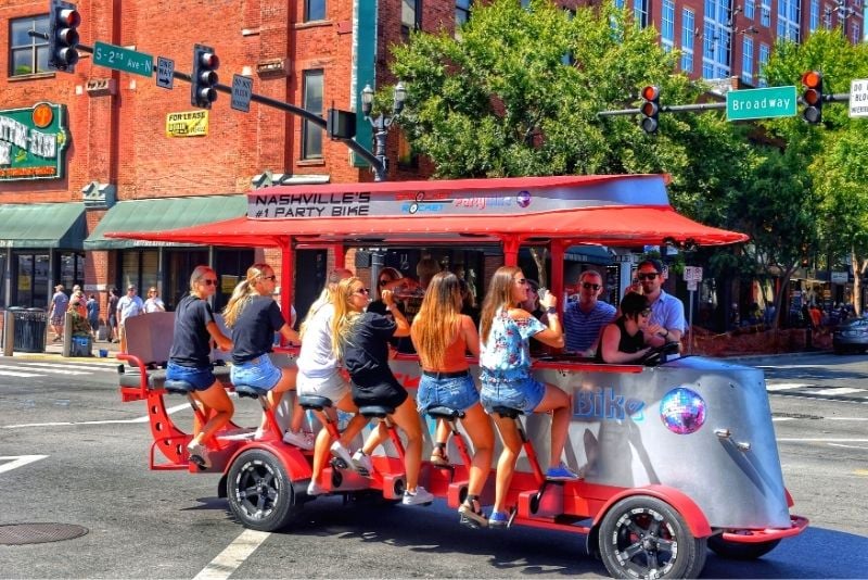 cycling party in Nashville