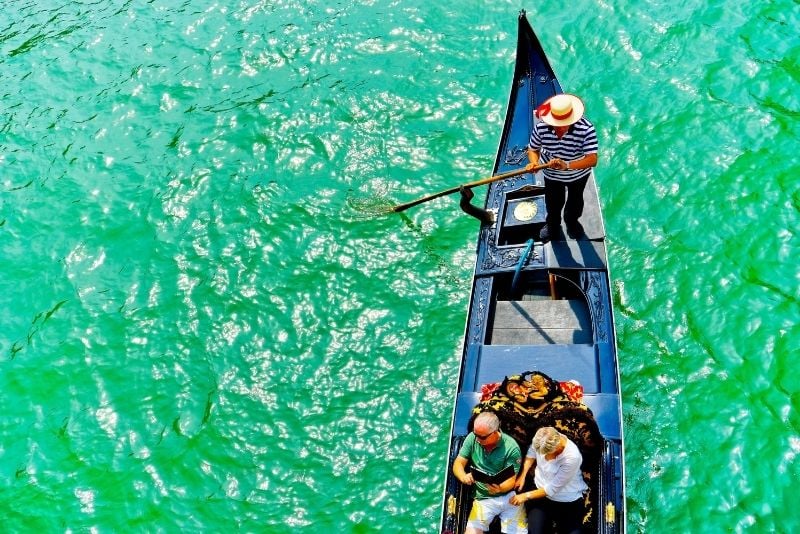 gondola ride in Venice