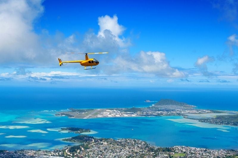 helicopter tour in Oahu