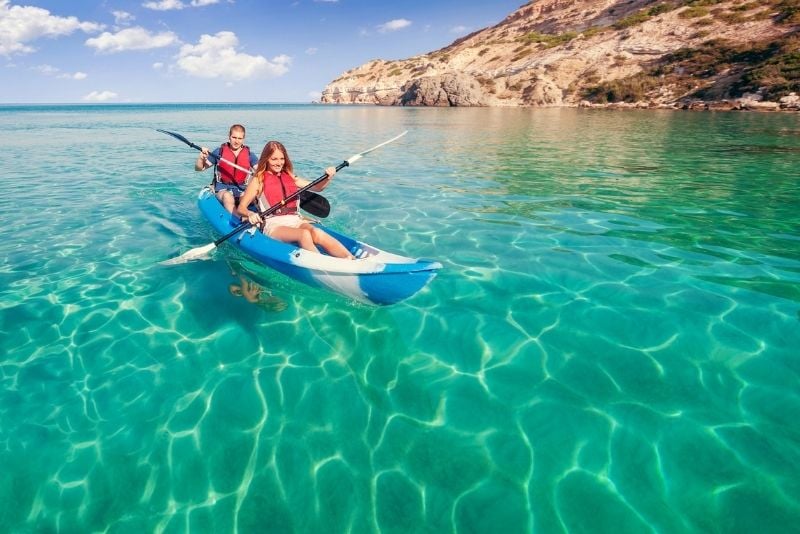 kayaking Menorca