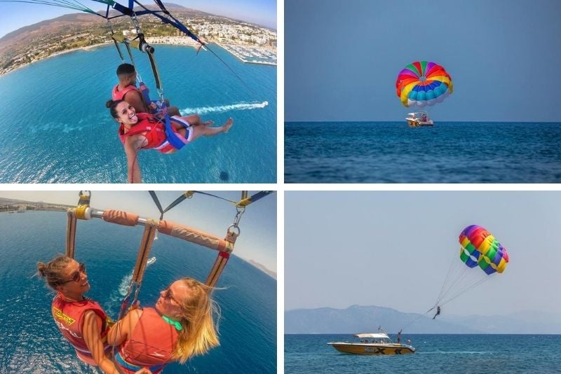 parasailing in Kos