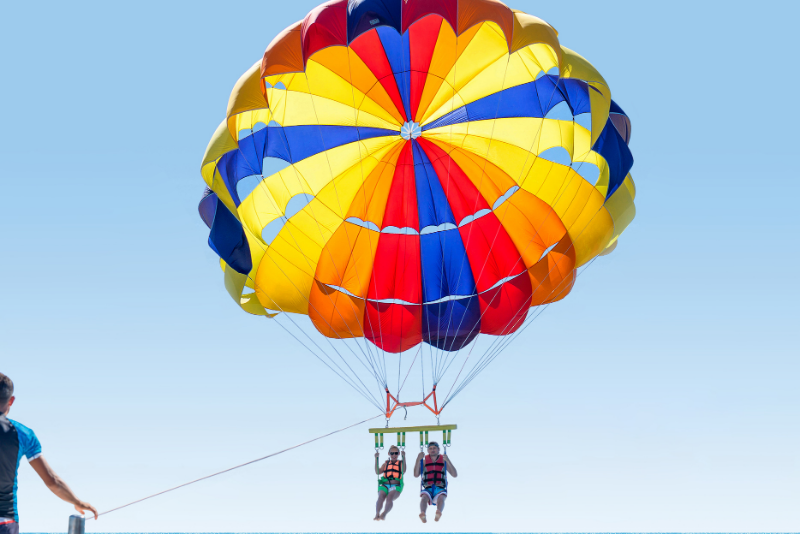 parachute ascensionnel à Kos