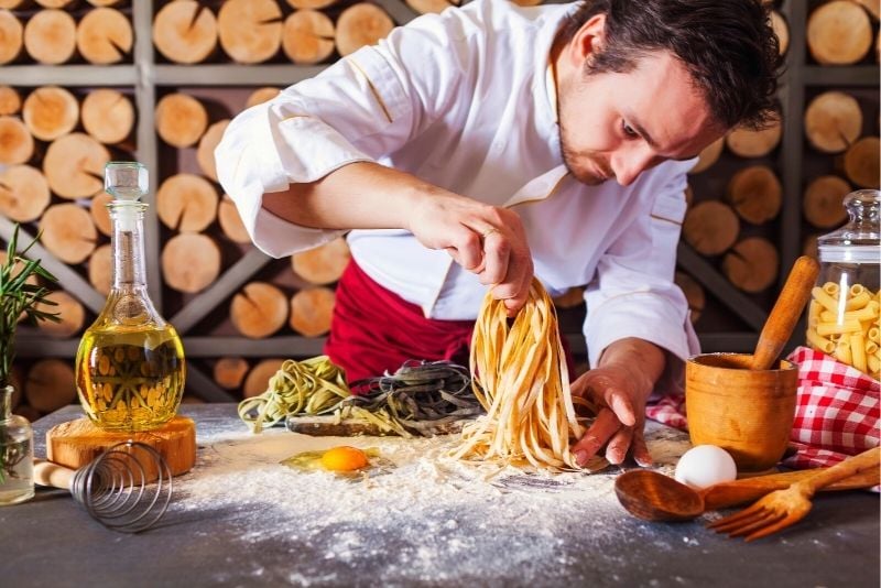 corso di cucina sulla pasta a Roma